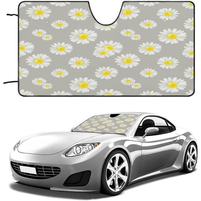 Pare-soleil Voiture Motif Chien - Protection Thermique Pare-brise - Ventouses Faciles - Pour Camping-car Et Voyage
