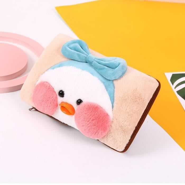 Happyyami Coussin Chauffe- en Peluche de Dessin Animé Portable Doux Hiver 1 Pièce pour Adultes Décoration Maison Réchauffement