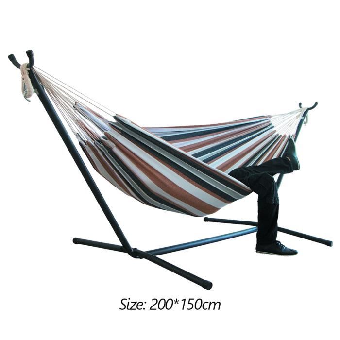 Hamac Exterieur Camping En Plein Air Hamac Balançoire Portable Suspendu