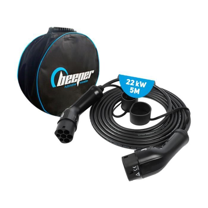 BEEPER - Câble de recharge véhicule électrique Type 2 vers Type 2