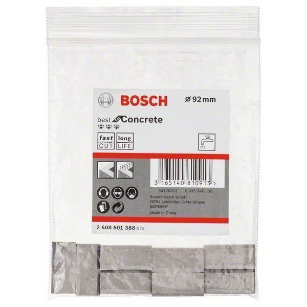 Couronne à Béton Bosch PRO 112mm - Pour Perçage Humide, Béton Armé, Filetage 1 1/4 UNC - Accessoire Professionnel