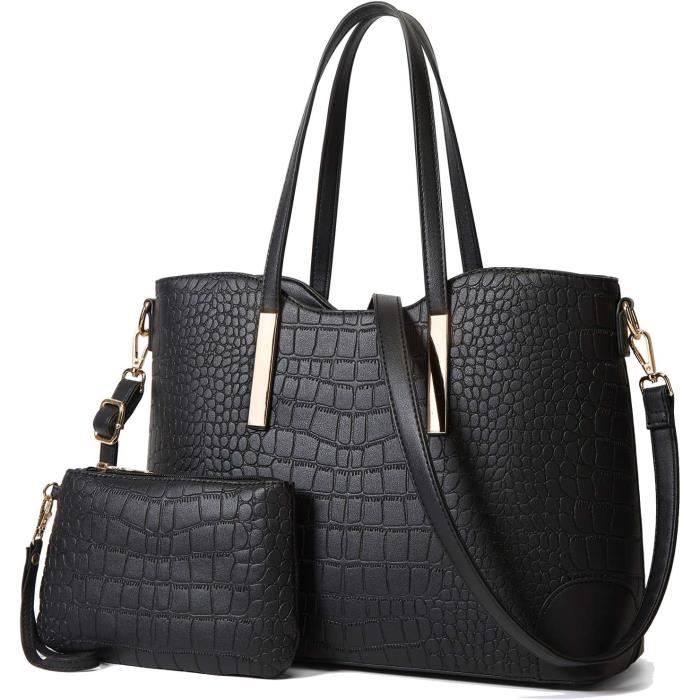 Sac à Main Cabas Axcess By Liz Claiborne - Noir, 100% Polyvinyle, Occasion En Excellent état
