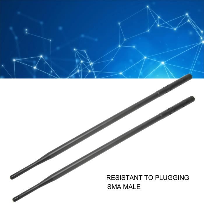 Antenne réseau SMA 2 pièces 3DBI à gain élevé ZERODIS - Bande complète
