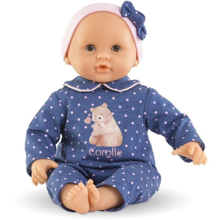 Poupon - COROLLE - Bébé Calin Capucine - Ourson - 30 cm - Dès 18 mois