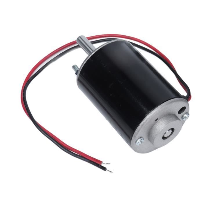 Dilwe Moteur Brossé RC 25T 370 – Haute Vitesse 42000 Tr/min – Boîtier Inox, Roulements Scellés – Pour Voiture, Bateau, Avion
