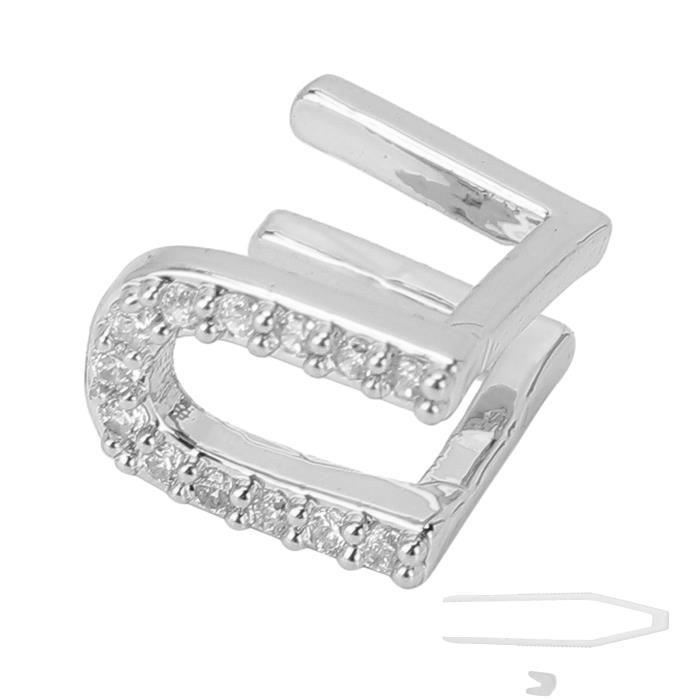 Plaquées Or Hip Hop Dents Gap Crystal Grills Punk Dents