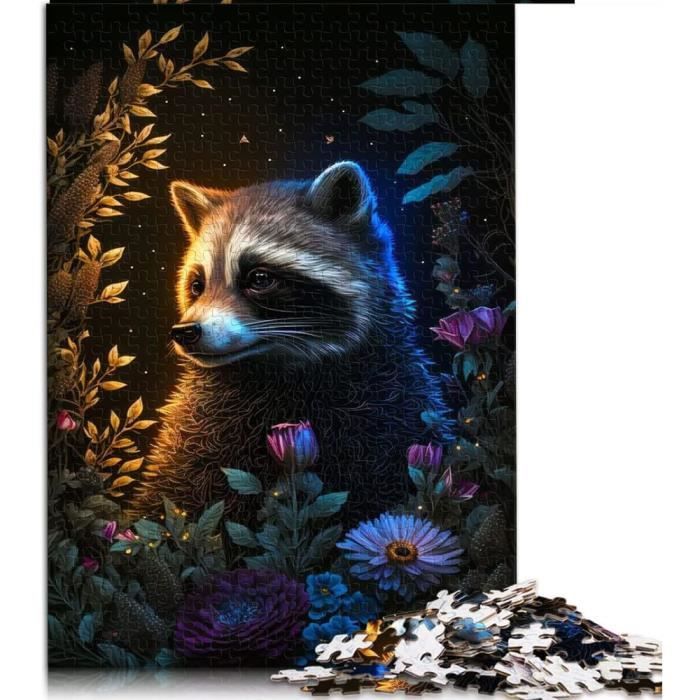 1000 Pièces Puzzle Pour Adultes Fantasy Raton Laveur Magique Puzzles ...