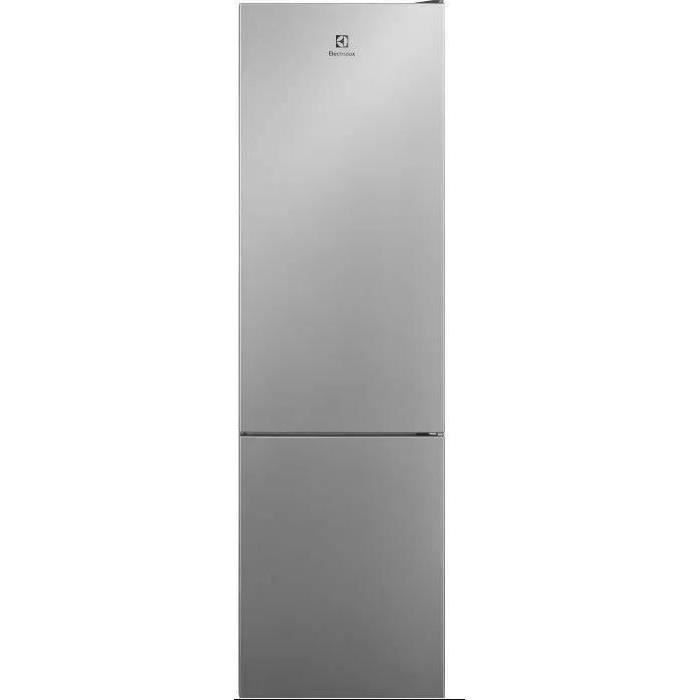 Réfrigérateur congélateur bas ELECTROLUX - LNT5MF36U0 - 360L (266+94)- Froid ventilé - No Frost - H201 x L60cm - Inox