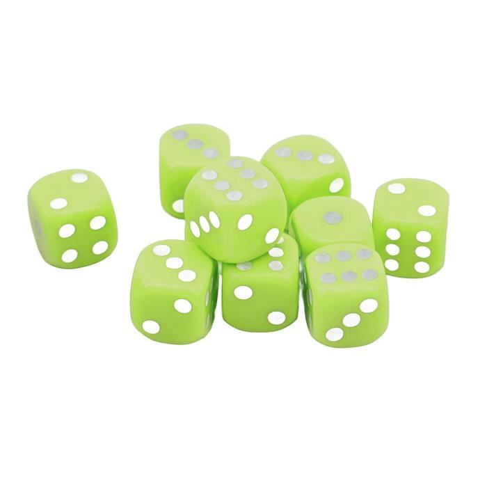 Jeu de dés - ESTINK - 30PCS Dice Set 16MM Plastique - Coins Ronds Jeu de dés - ESTINK - 30PCS Dice Set 16MM Plastique - Coins Ronds