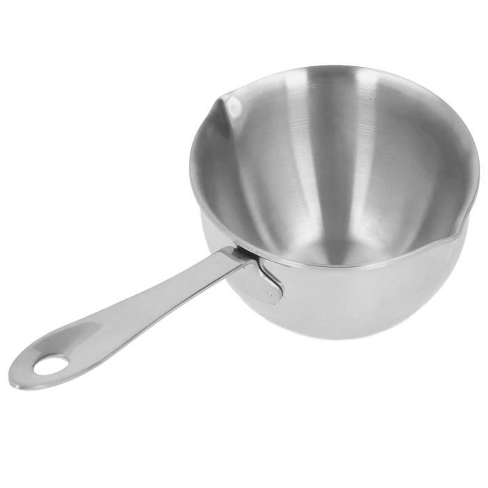 Casserole Lave-vaisselle Ini Casserole à Beurre En Acier Inoxydable Avec Poignée En Bois Pour Petite Casserole