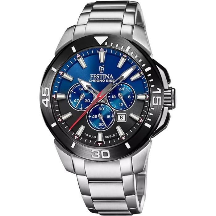 Montre - FESTINA - Chrono Bike F20641/C - Quartz - Acier inoxydable - Étanche 3 Atm