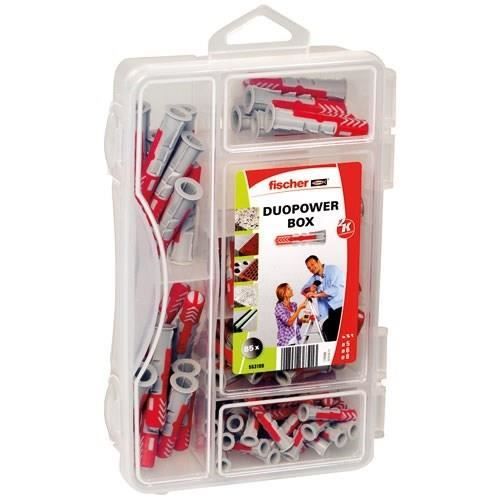 Fischer Cheville DuoPower 30 x ø5 x l.25 mm / 35 x ø6 x l.30 mm / 20 x ø8 x l. 40 mm