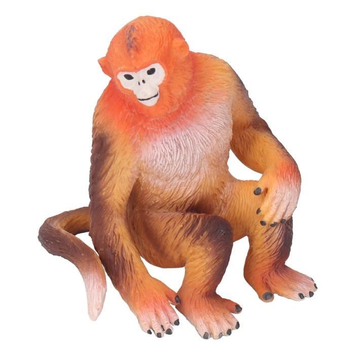 SED Atyhao jouet de Figurine de singe doré Figurine de singe doré  Simulation en plastique modèle de singe doré pour enfants 123648