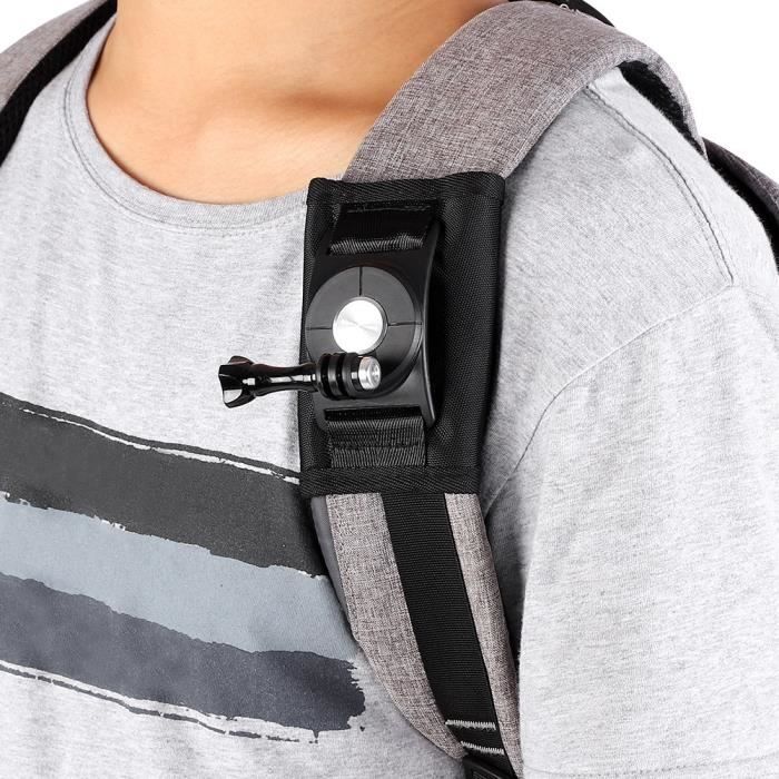 Support Téléphone Pour Sangle De Sac à Dos HEZEN – Rotatif 360°, Amovible, Universel IPhone/Samsung – Randonnée, Escalade