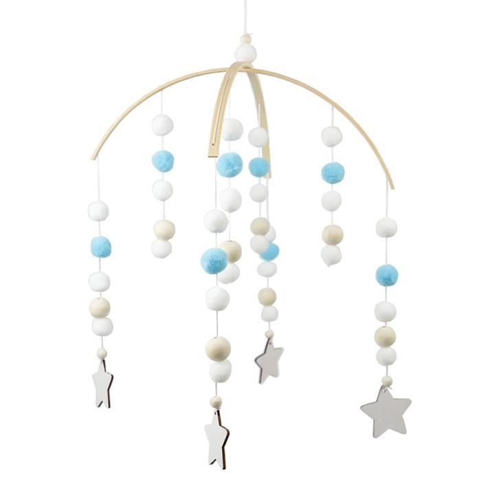 Lit De Bebe Mobile De Plafond En Bois Pour Le Decor De Chambre De Lit De Garcon Et De Filles X8061 Cdiscount