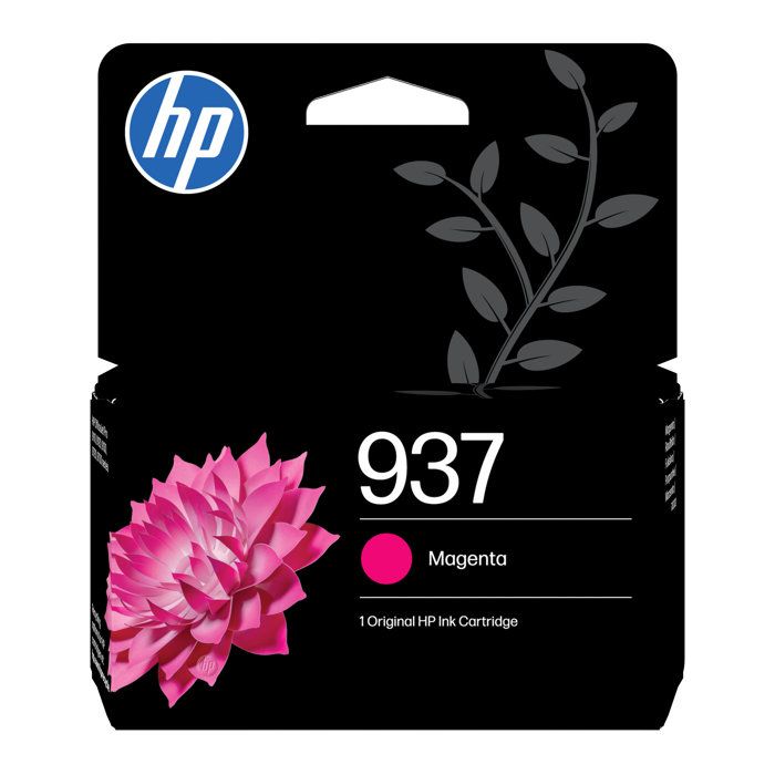 HP 937 Cartouche dencre magenta authentique (4S6W3NE) - Pour HP OfficeJet Pro 9100 9700