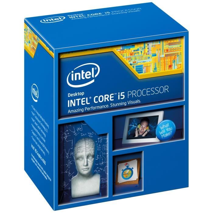 Processeur Intel Core i5-4570 (6 Mo de cache jusquà 36 GHz) - INTEL - Quadricoeur - LGA1150 Socket - Intel