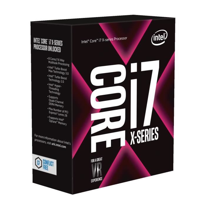 Vente Processeur PC INTEL Processeur Core i7-7820X X-series - Socket LGA2066 - 11Mo Cache - Jusqu'à 4.30 GHz pas cher