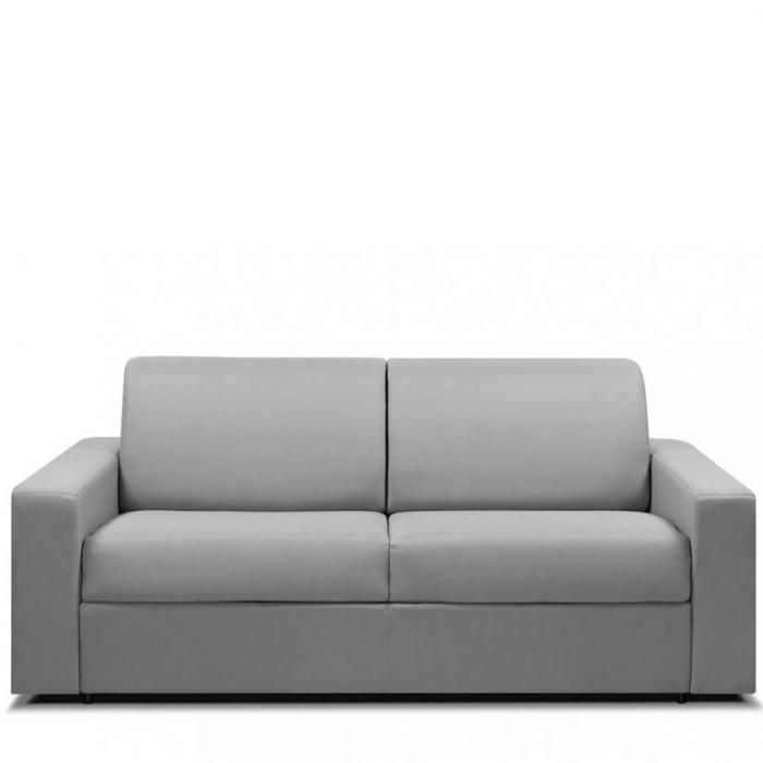 canape convertible night rapido 120 cm matelas 14 cm gris silver gris tissu inside75 achat vente canape sofa divan cdiscount