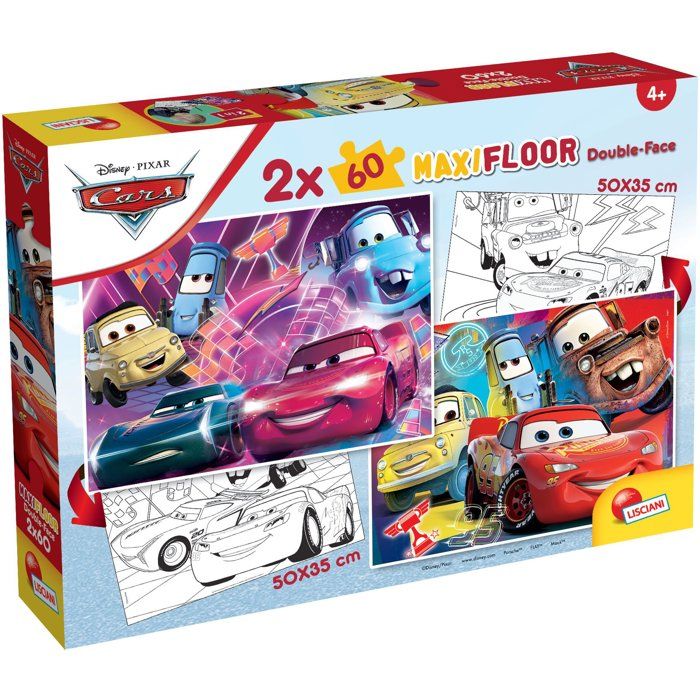 Lisciani Giochi Disney Pixar Cars Double puzzle de sol 2 x 60 pièces - vue 4