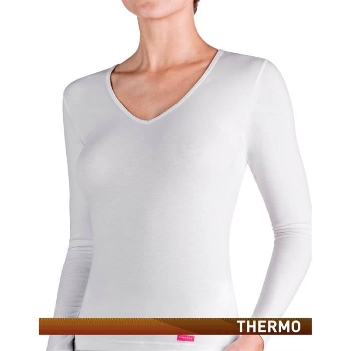 Maillot de corps online manche longue femme