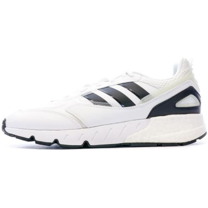 Baskets Homme Adidas Zx 1k Boost 2.0 Blanc Textile Lacets