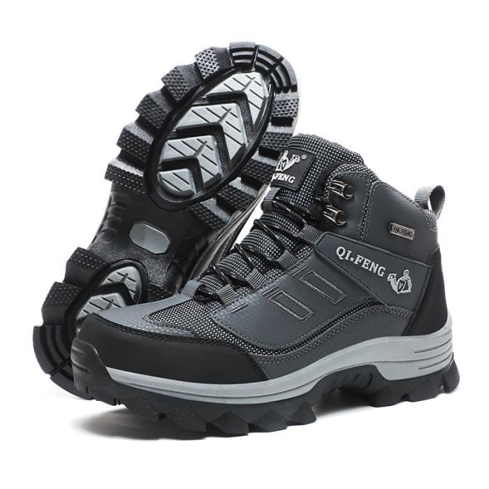 Chaussures de randonnée basses unisexes à lacets et étanches à l'eau