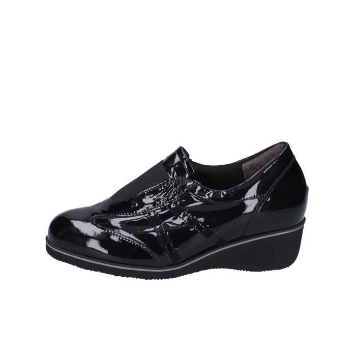 Chaussures à Talons Hauts Lipsy Noir Verni - Pointure 3/36, Plateforme Avant, Occasion