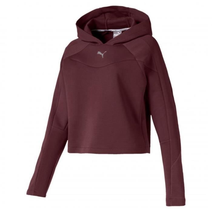 pull puma rouge femme