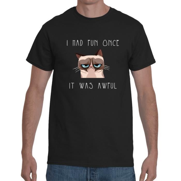 T shirt Grumpy Cat Cdiscount Pr t Porter