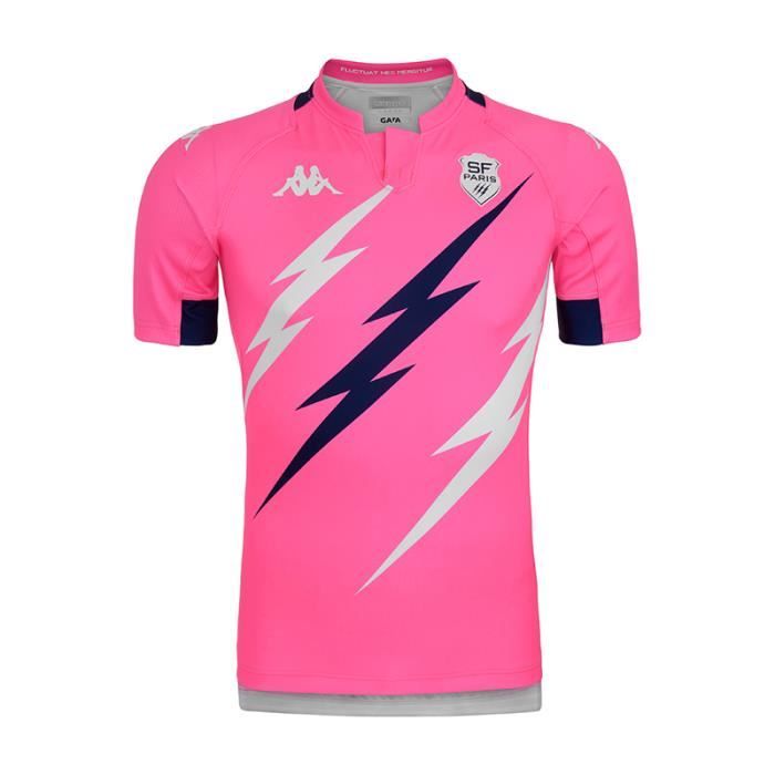 Maillot rugby rose stade francais sales