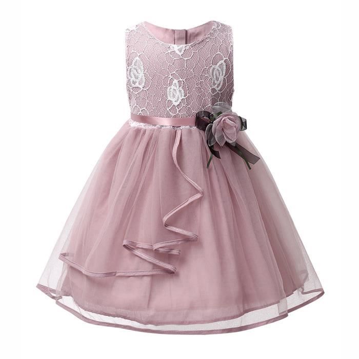 Freebily Robe Manches Longues Bébé Fille Robe de Baptême Soirée Paillettes Blanche Robe Demoiselle d/'honneur Bandeau Fille Enfant Robe de Anniversaire 12 Mois-8 Ans