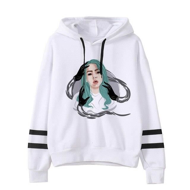 Harajuku Vestes A Capuche Femmes Ullzang Hip Hop Drole Dessin Anime Sweat 90s Esthetique Couleur Comme L Image Un Blanc Achat Vente Sweatshirt Cdiscount