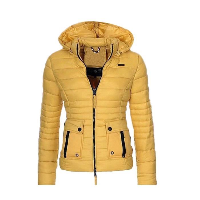 Doudoune legere discount jaune femme
