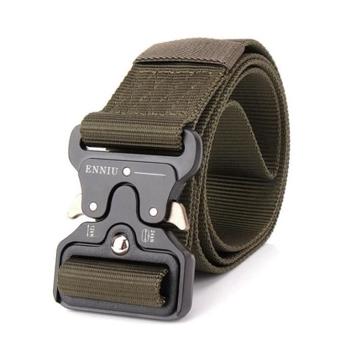 Ceinture Tactique BULLIANT - Boucle Rapide, Nylon Réglable - Pour Travail, Randonnée, Pompier, Militaire - 14