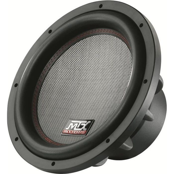 MTX TX612 Subwoofer voiture 30cm 800W RMS 2? châssis alu bobine 2,5 membrane fibre