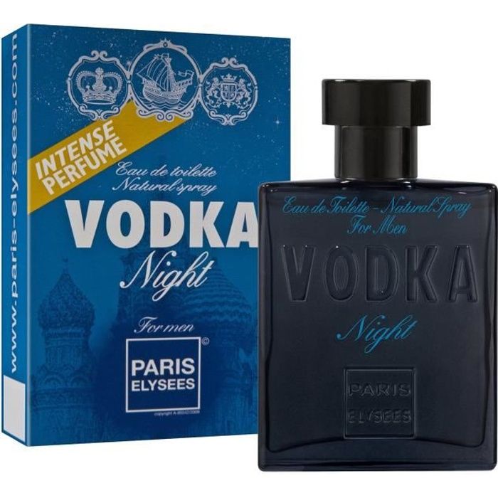 Vodka Night Eau de toilette 100ml Parfum Homme Paris Elysees - Cdiscount Au  quotidien