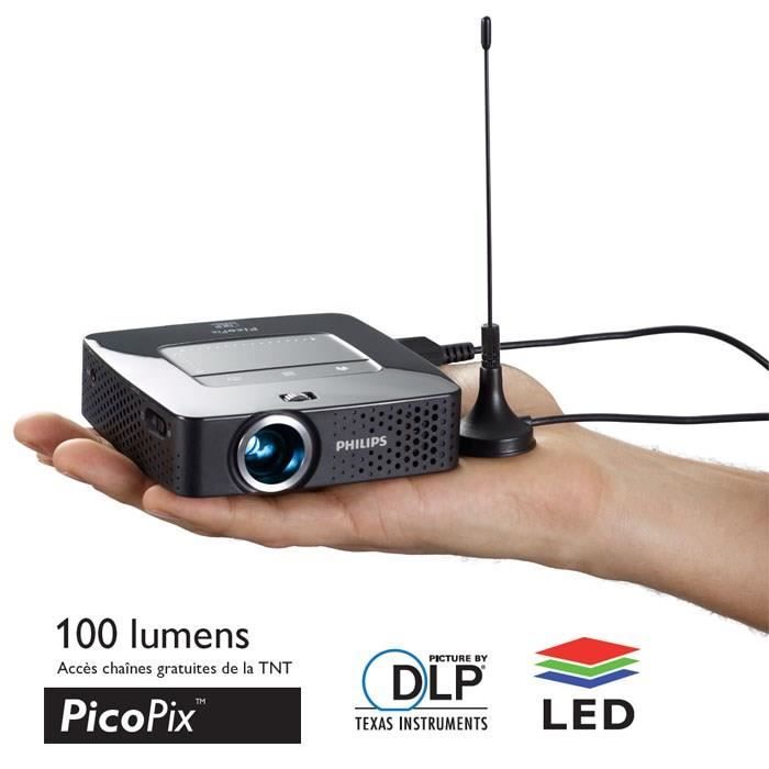 Branchement Videoprojecteur Plafond Philips Ppx3610tv Videoprojecteur De Poche Tnt Hd