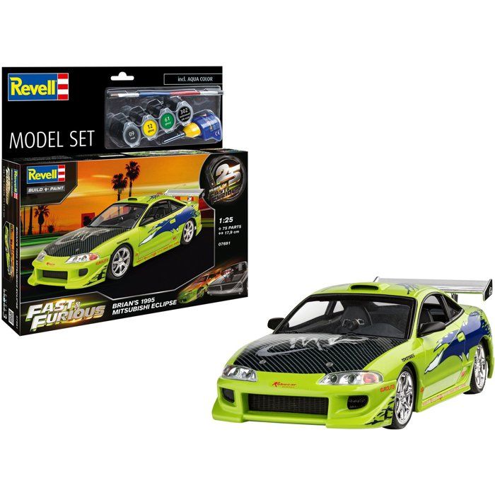 Maquettes Model Set Model Set F&f Brian' 1995 Mitsubishi Eclipse Revell
