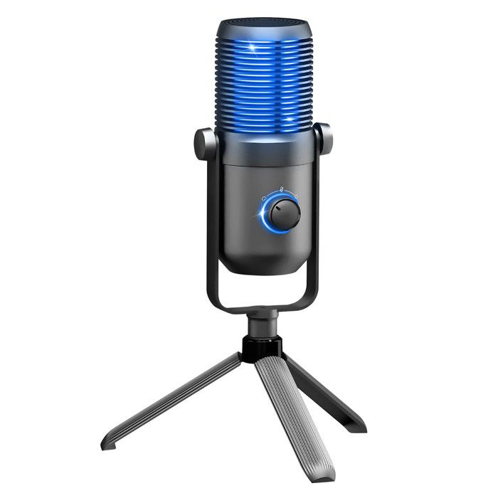 SPIRIT OF GAMER - EKO 900 - Micro Gaming Cardioïde et Omnidirectionnelle avec Trépied Antidérapant – Pour Streaming Podcast ASMR