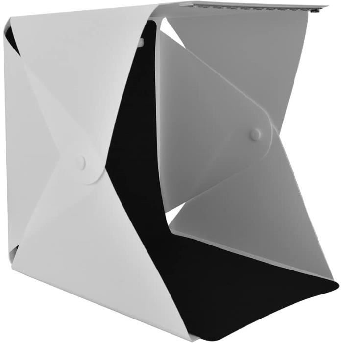 Boîte Studio Photo Pliable 80x80x80 Cm + 224 LED CRI95 + 4 Fonds - Tente Lumineuse Pour Photographie Produits