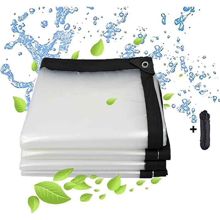 SRHIMEOS Bache Imperméable Résistante 1.2x3, Bâche Étanche Extérieur