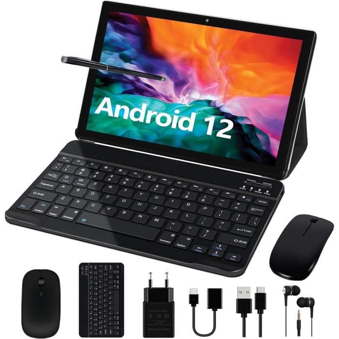 Tablette 10 Pouces Anoid 12 Processeur Octa-Core 4 Go RAM 64 Go ROM 1To ...