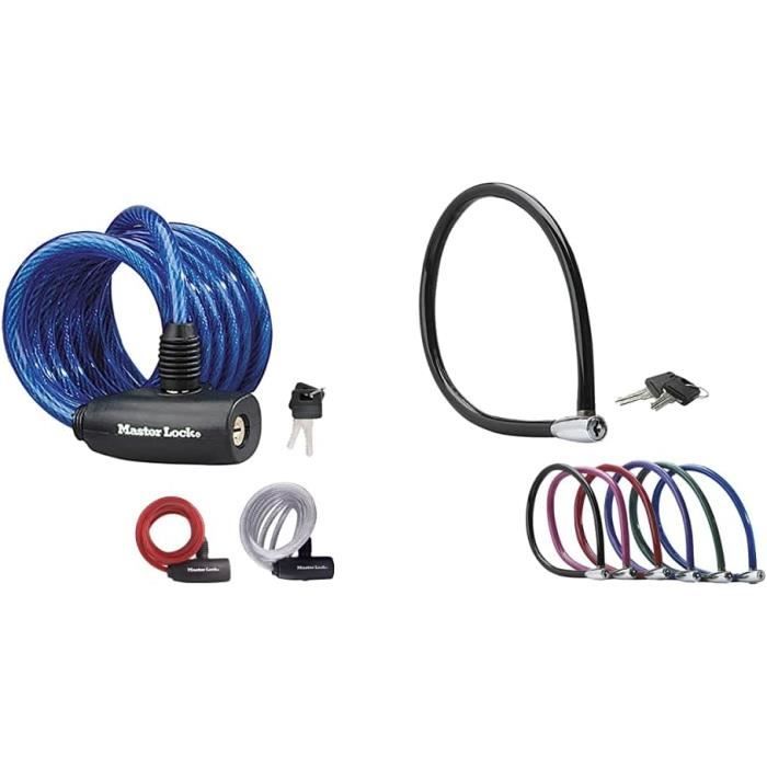 Tonyon Câble Antivol De Vélo Rigide Noir