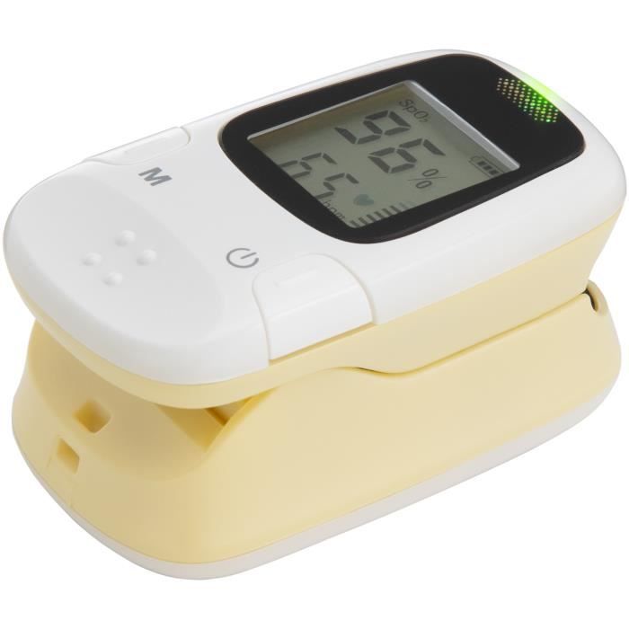 Oxymètre De Pouls Digital Pour Doigt - Mesure SpO2 Et Fréquence Cardiaque - Bleu - Neuf Sous Blister