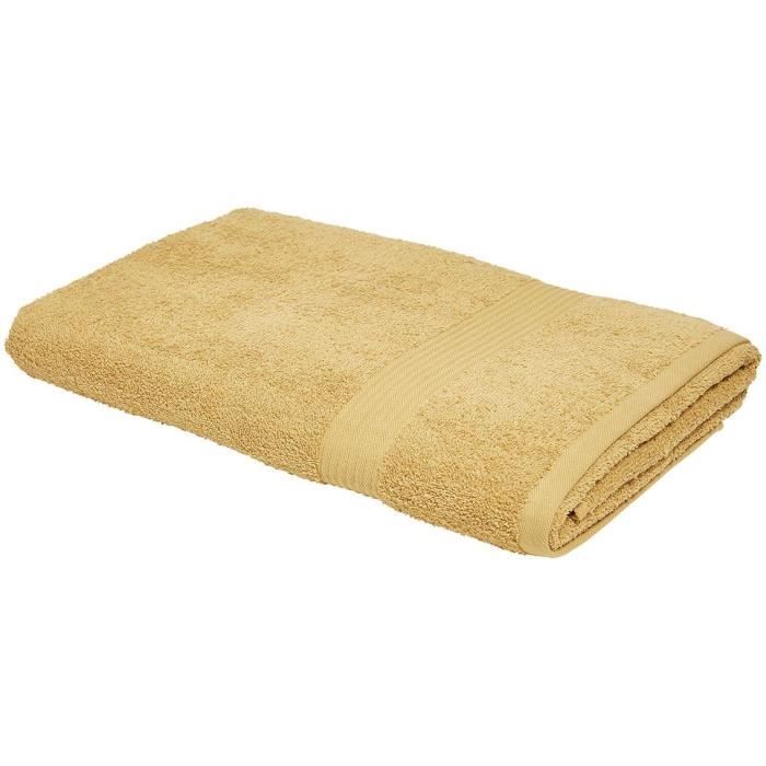 TODAY Essential Maxi drap de bain 90x150 cm 100% Coton coloris ocre - vue 5