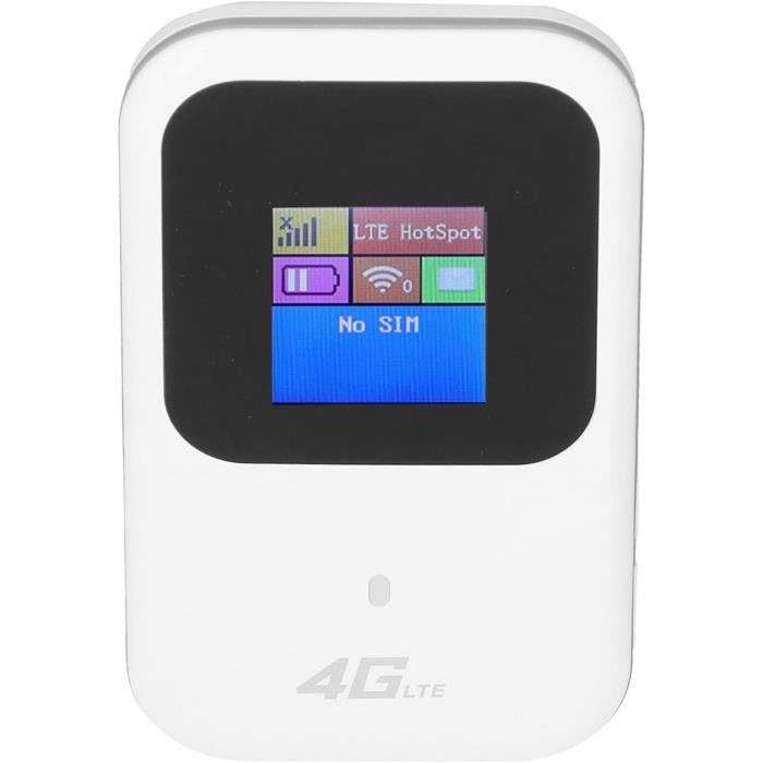 Routeur Wifi Mobile 4G, Wifi De Voyage Portable Avec Batterie 2100 Mah
