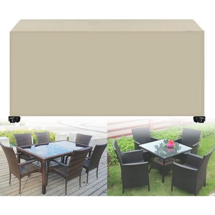 Housse De Protection Table Jardin 90x55x80 Cm - Tissu Oxford Imperméable Anti-UV, Cordon De Serrage, Pour Terrasse/balcon