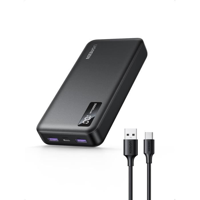 Batterie Externe - UGREEN - 20000mAh - 22.5W - Charge Rapide - Affichage LED