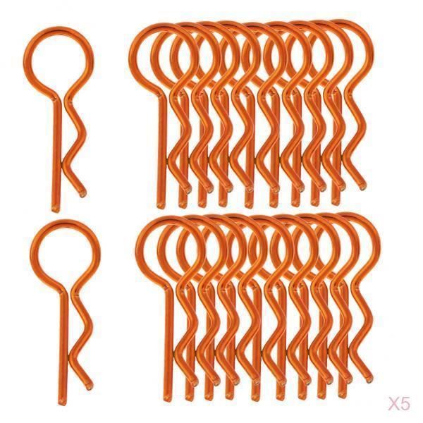 Bon Matériel-Lot de 100pcs Clips Coque Corps Pin pour HSP Redcat HPI RC 1/10 Modèle Voiture Bon Matériel-Lot de 100pcs Clips Coque Corps Pin pour HSP Redcat HPI RC 1/10 Modèle Voiture